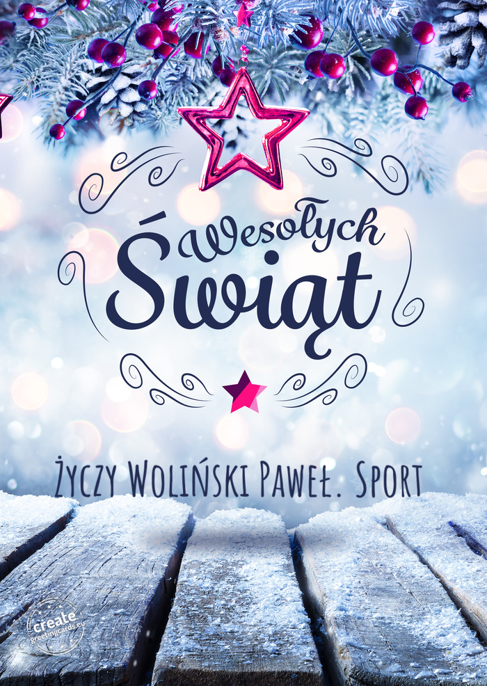 Woliński Paweł. Sport