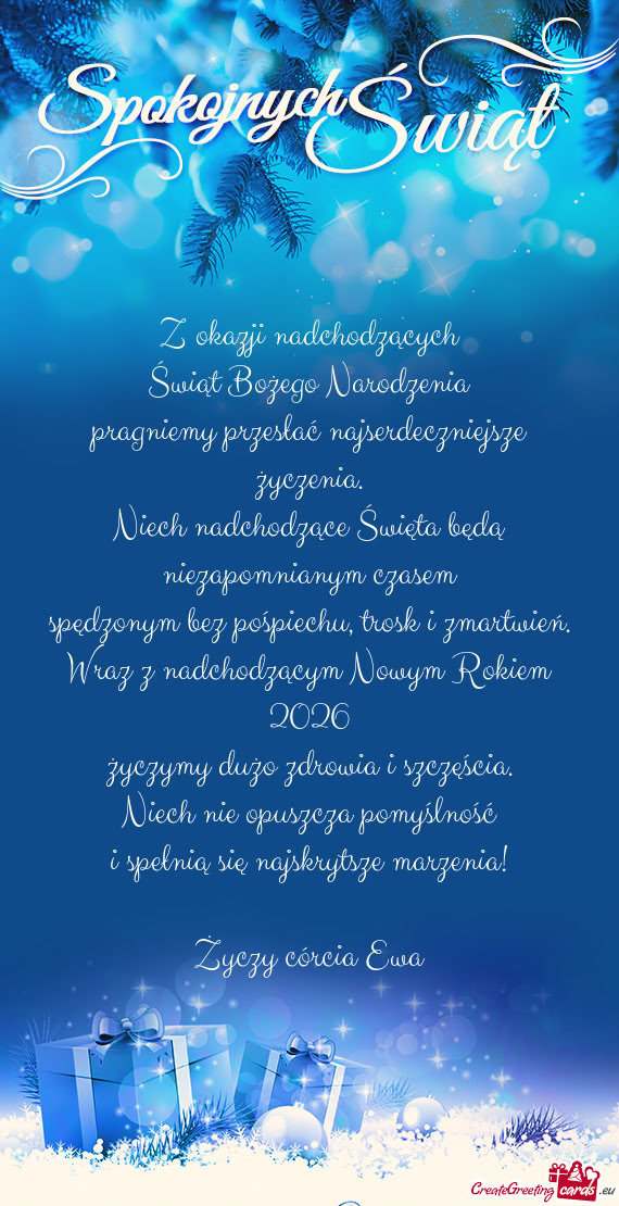 Wraz z nadchodzącym Nowym Rokiem 2026