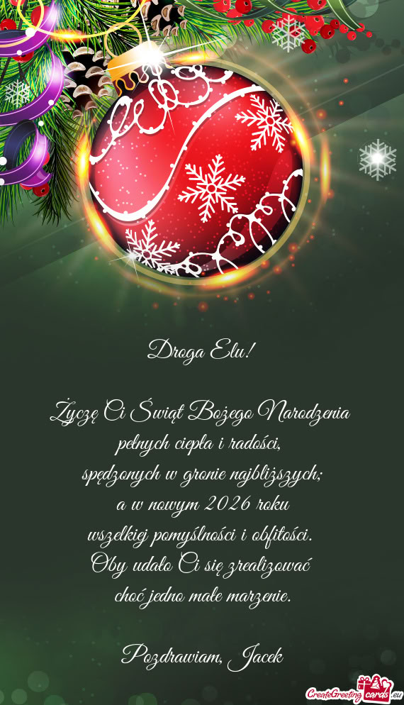 Wszelkiej pomyślności i obfitości