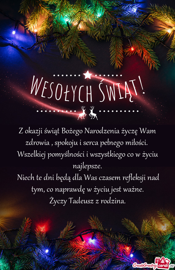 Wszelkiej pomyślności i wszystkiego co w życiu najlepsze