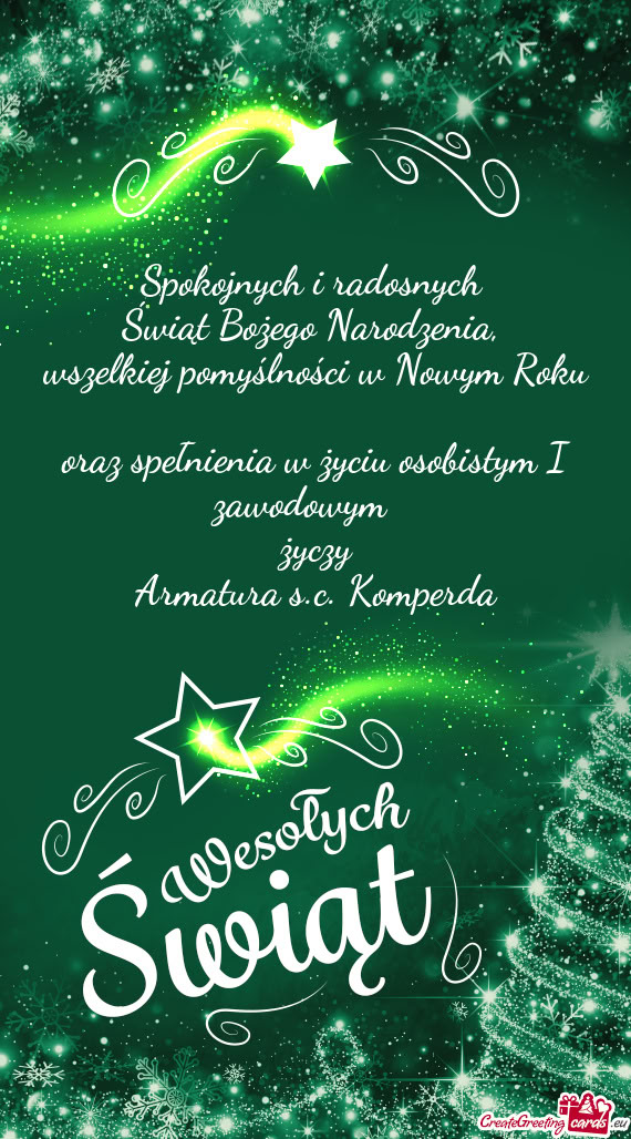 Wszelkiej pomyślności w Nowym Roku oraz spełnienia w życiu osobistym I zawodowym🎄🌟 ż