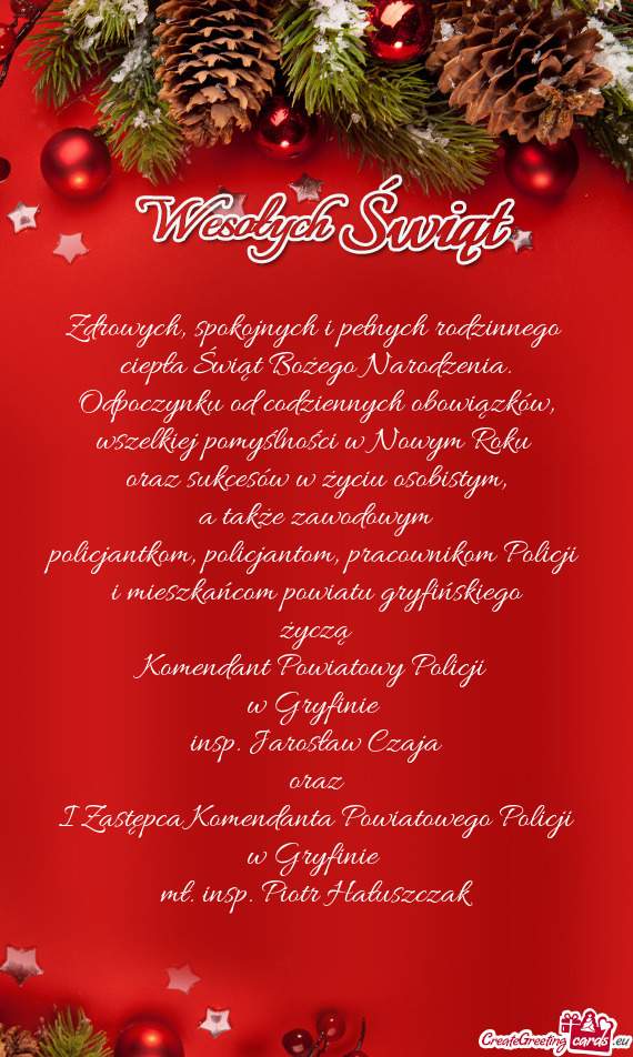 Wszelkiej pomyślności w Nowym Roku oraz sukcesów w życiu osobistym