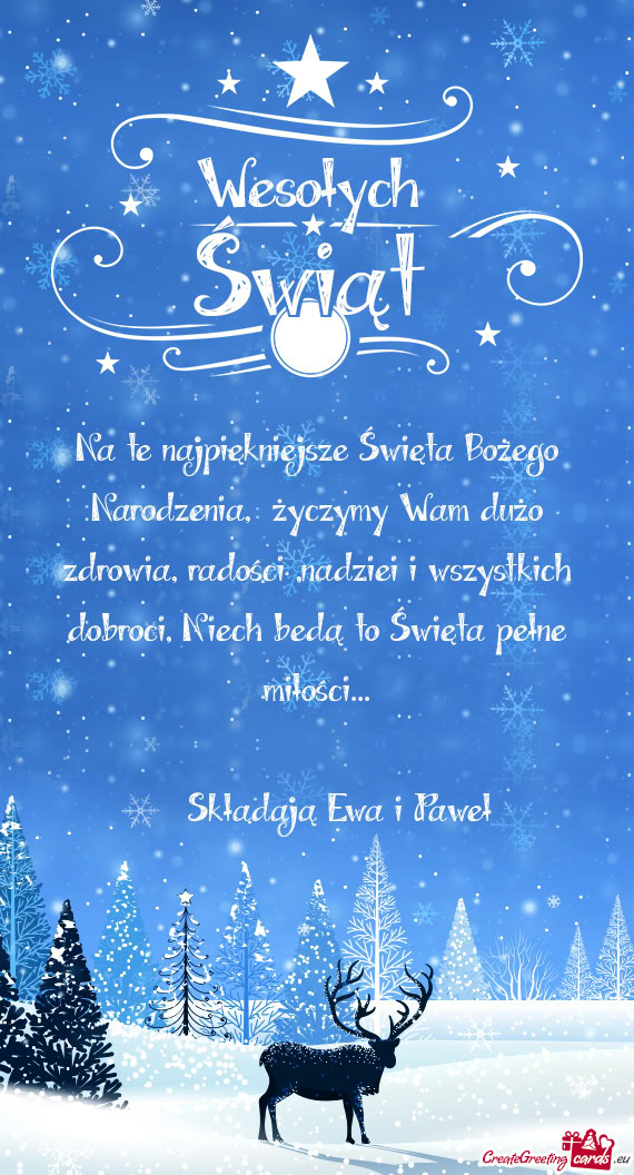 Wszystkich dobroci, Niech bedą to Święta pełne miłości