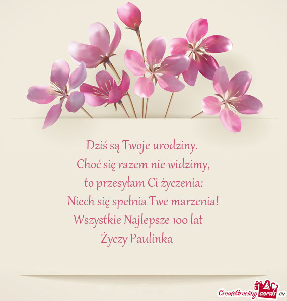 Wszystkie Najlepsze 100 lat 🎂