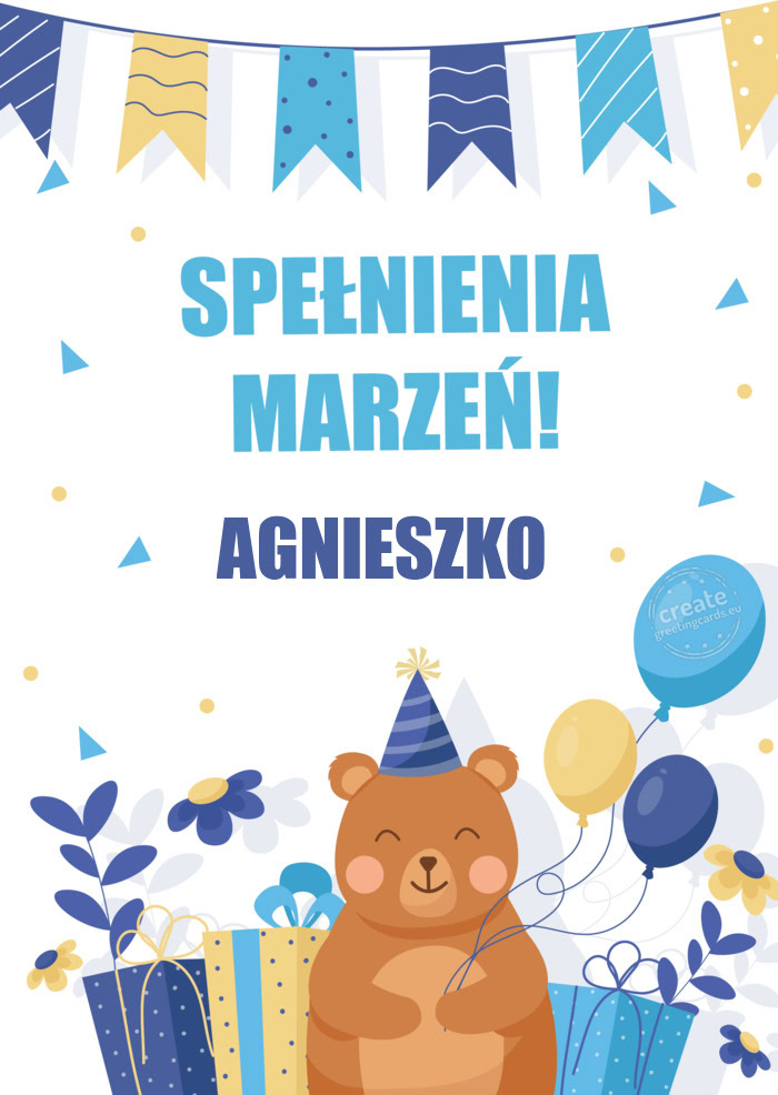 Wszystkiego Co Najlepsze! AGNIESZKO