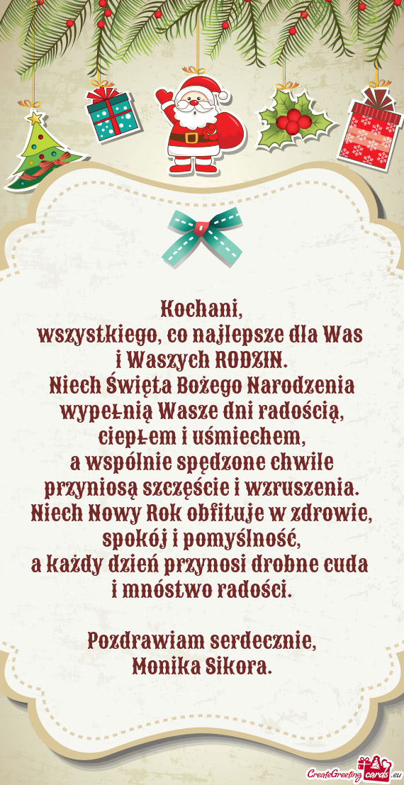 Wszystkiego, co najlepsze dla Was