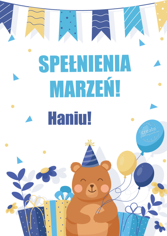 Wszystkiego Co Najlepsze! Haniu!❤️