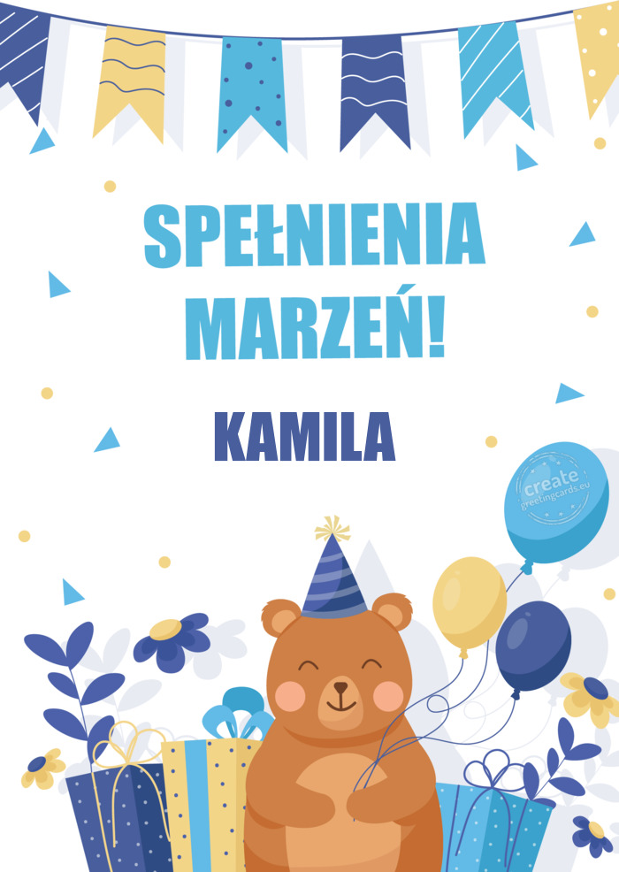 Wszystkiego Co Najlepsze! KAMILA