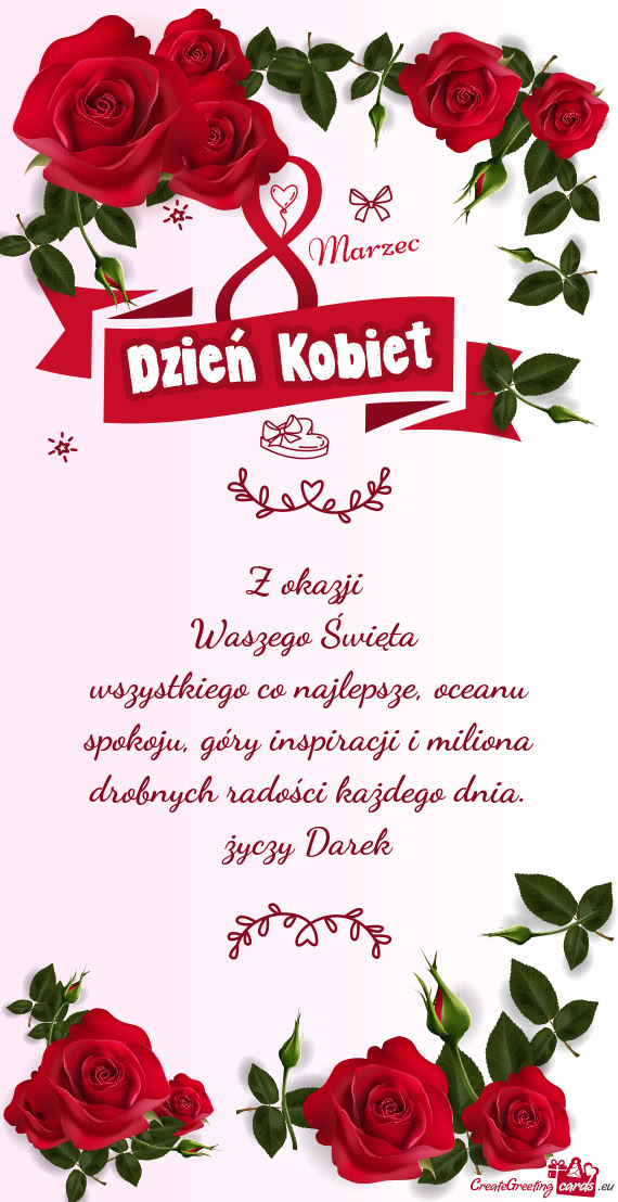 Wszystkiego co najlepsze, oceanu spokoju, góry inspiracji i miliona drobnych radości każdego dnia