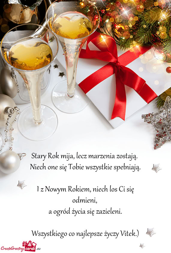 Wszystkiego co najlepsze Vitek.)