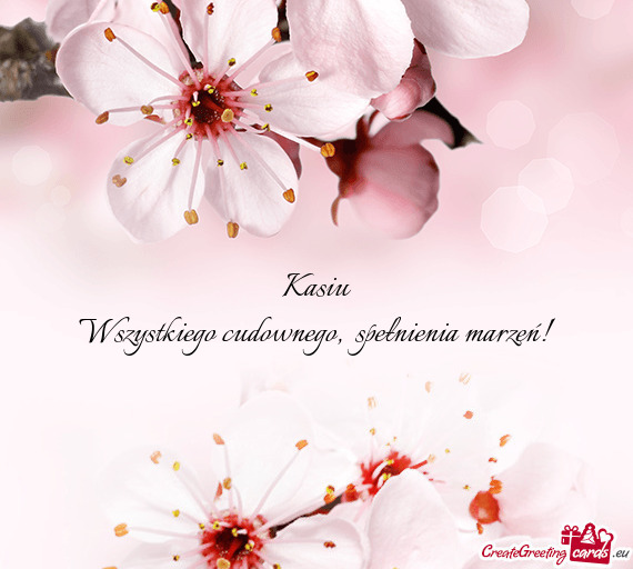 Wszystkiego cudownego, spełnienia marzeń