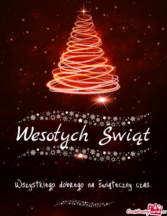 Wszystkiego dobrego na świąteczny czas.