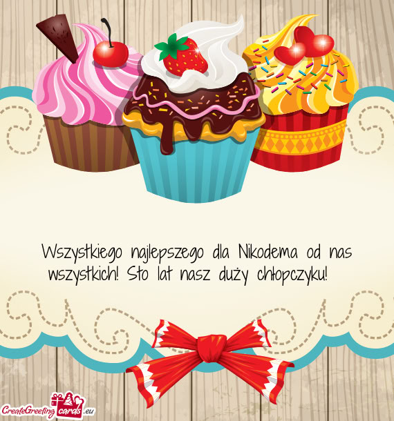 Wszystkiego najlepszego dla Nikodema od nas wszystkich! Sto lat nasz duży chłopczyku! 😀