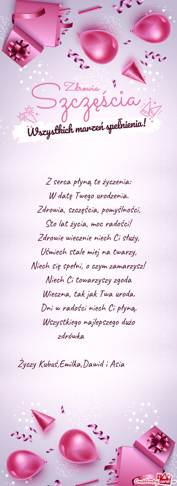 Wszystkiego najlepszego dużo zdrówka❤️❤️❤️