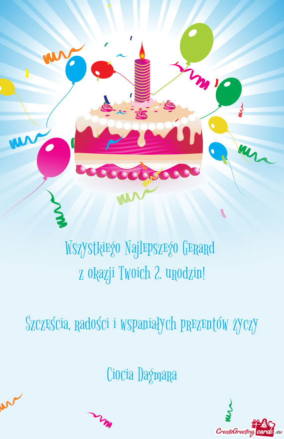 Wszystkiego Najlepszego Gerard