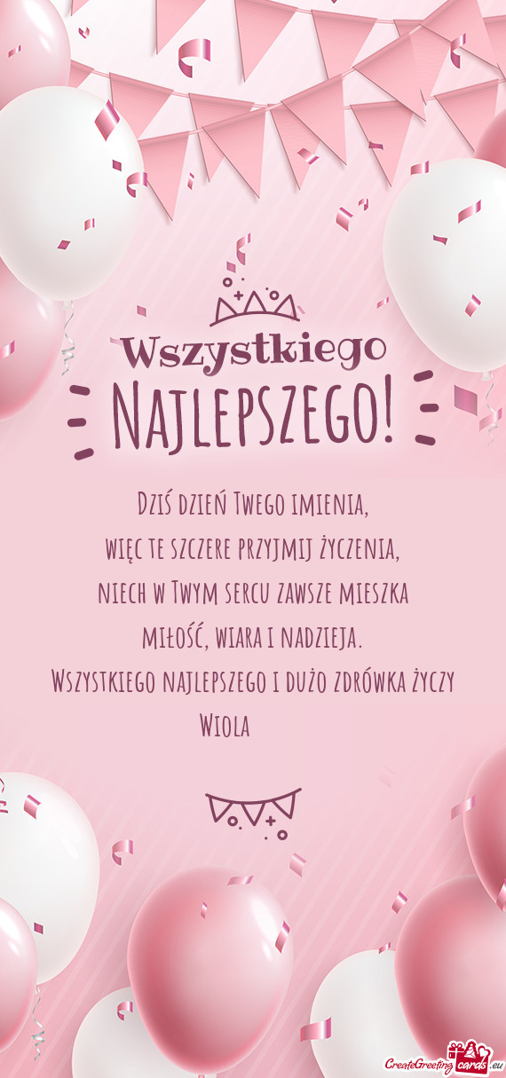 Wszystkiego najlepszego i dużo zdrówka Wiola🥰😍😘❤️