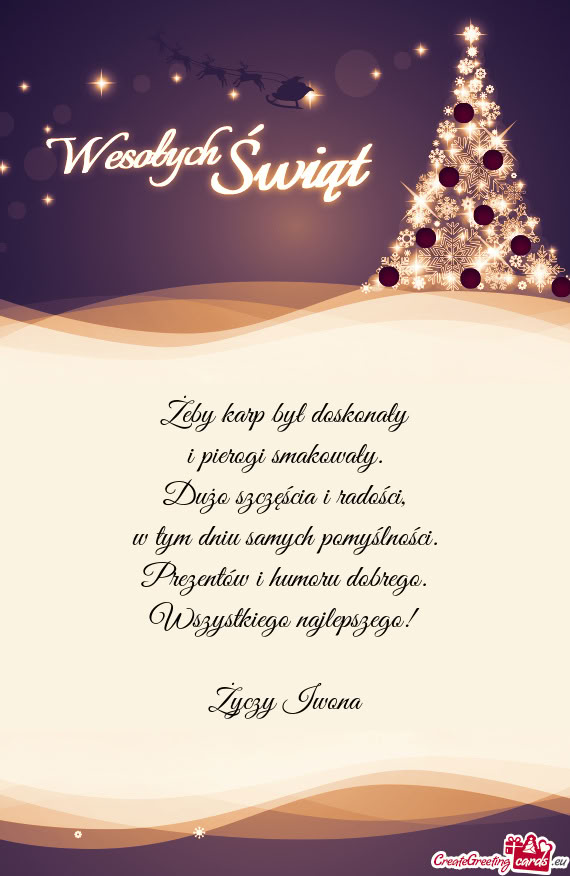 Wszystkiego najlepszego! Iwona