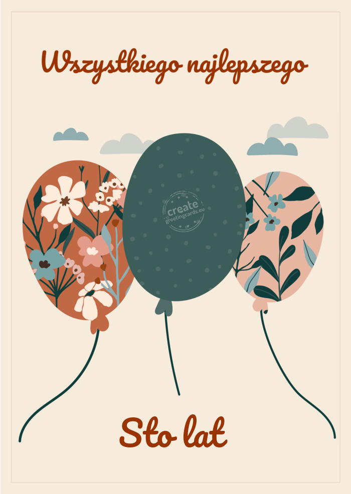 Wszystkiego najlepszego Sto lat