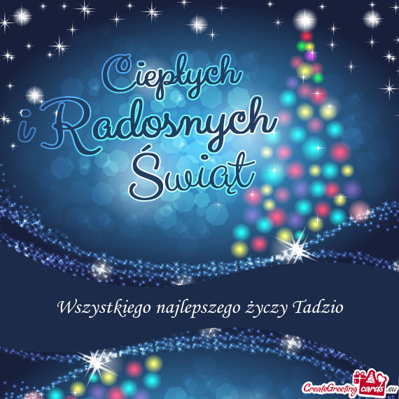 Wszystkiego najlepszego Tadzio
