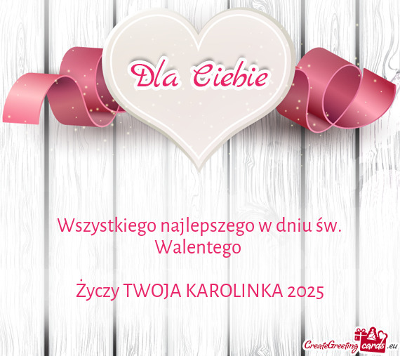 Wszystkiego najlepszego w dniu św