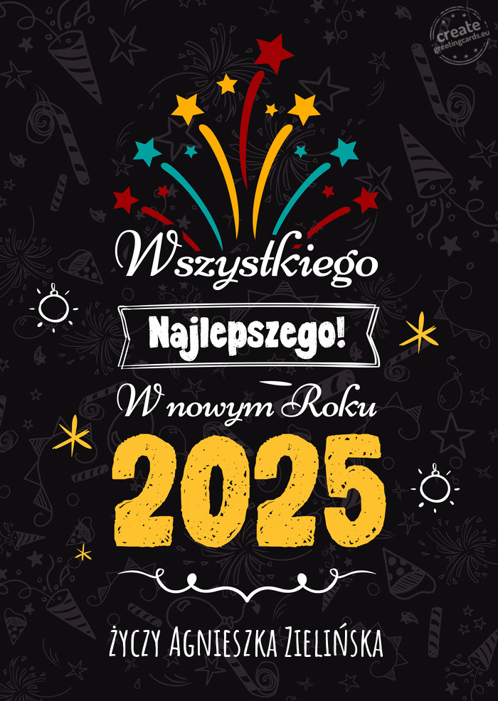 Wszystkiego najlepszego w nowym roku, Agnieszka Zielińska