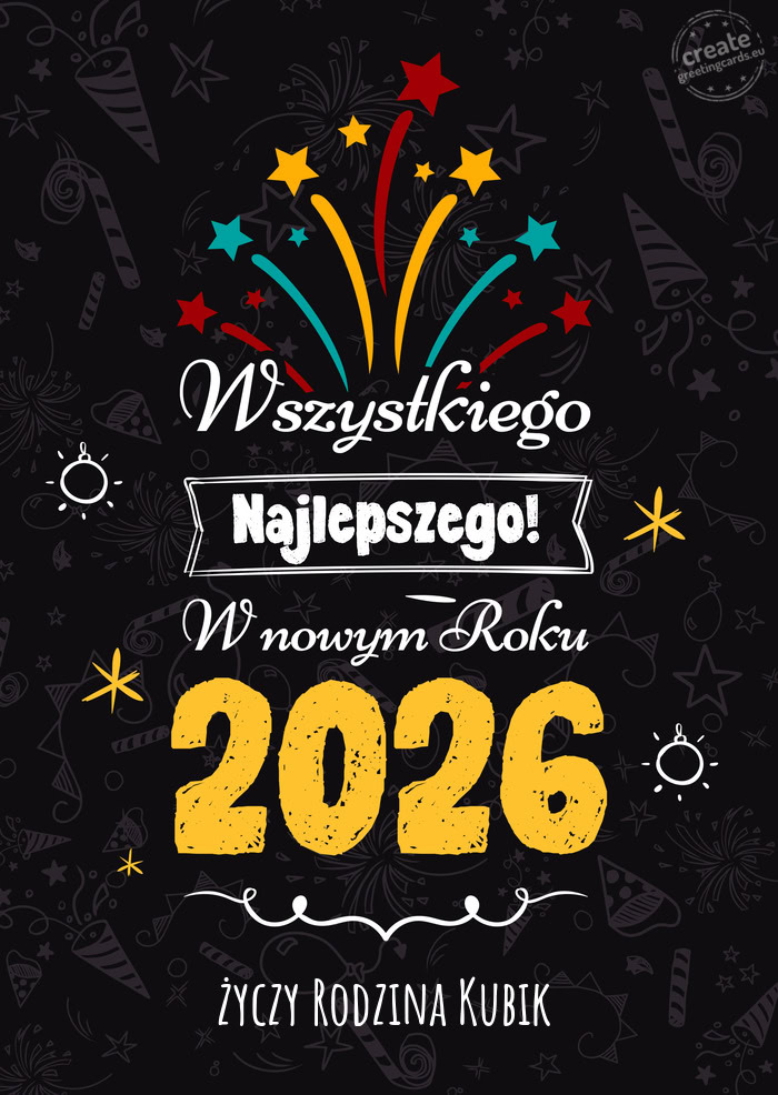Wszystkiego najlepszego w nowym roku, Rodzina Kubik