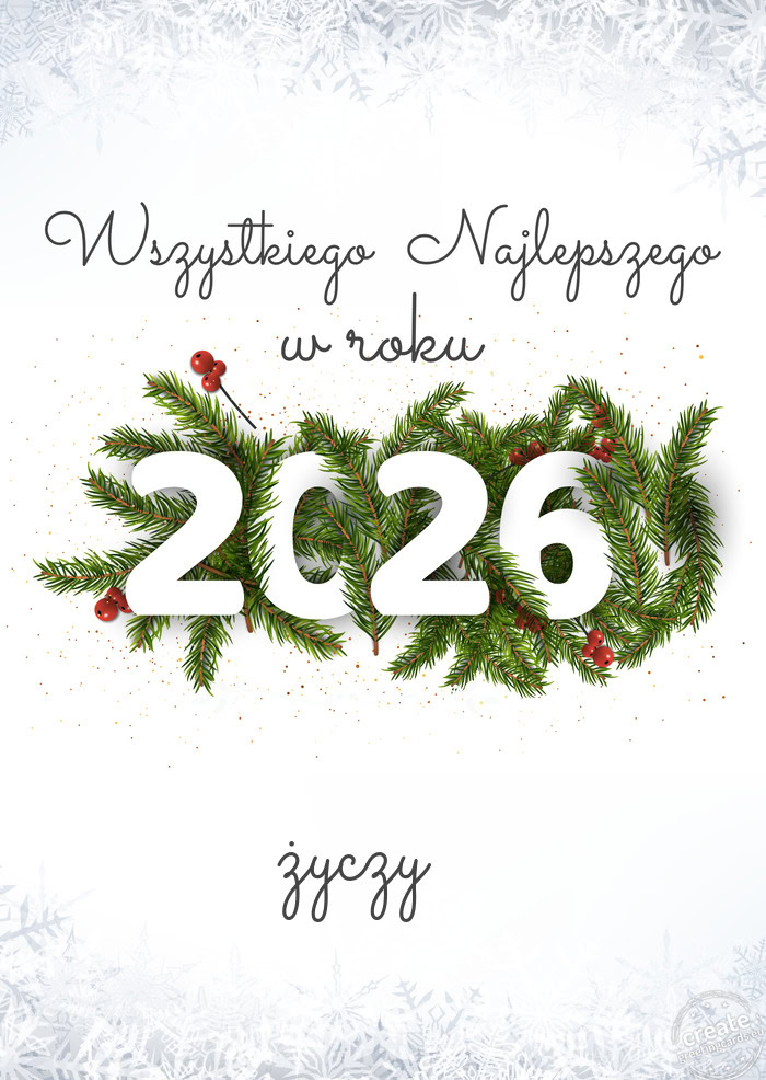 Wszystkiego najlepszego w nowym roku życzy 🐸