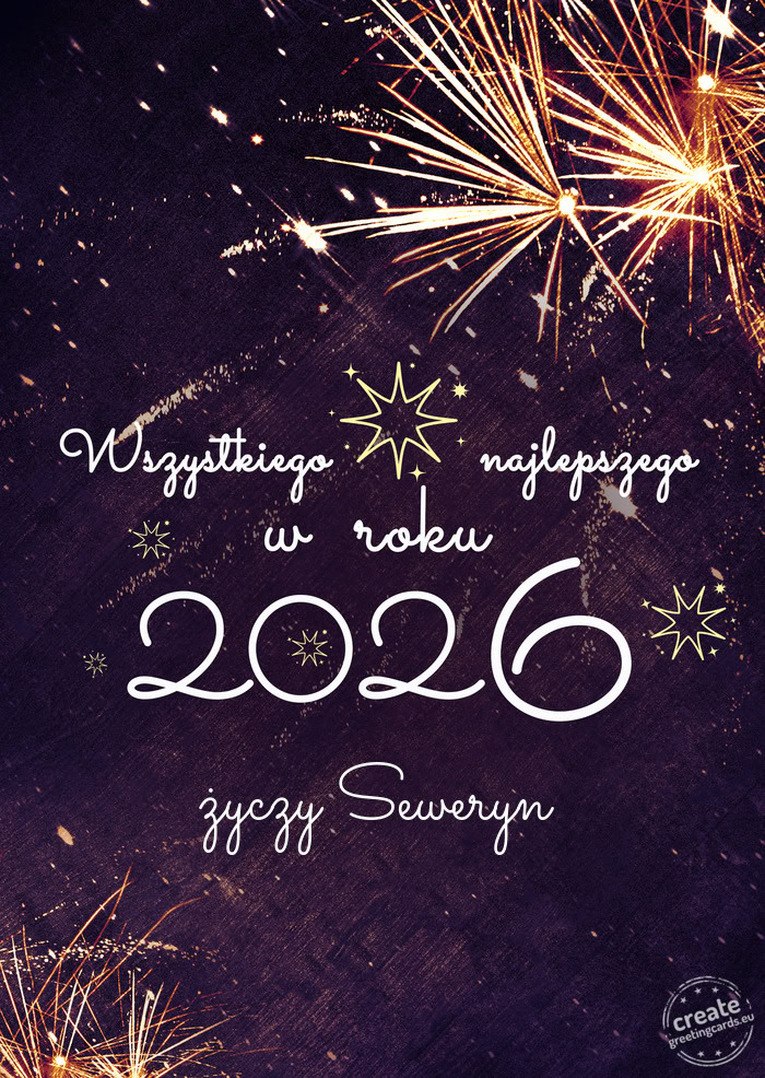 Wszystkiego najlepszego w roku Seweryn