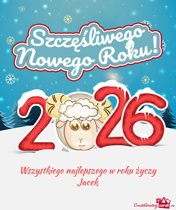 Wszystkiego najlepszego w roku życzy Jacek