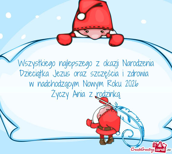 Wszystkiego najlepszego z okazji Narodzenia Dzieciątka Jezus oraz szczęścia i zdrowia