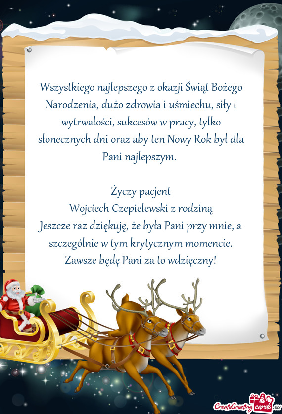 Wszystkiego najlepszego z okazji Świąt Bożego Narodzenia, dużo zdrowia i uśmiechu, siły i wytr