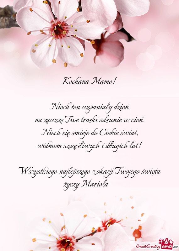 Wszystkiego najlepszego z okazji Twojego święta Mariola 💋♥️