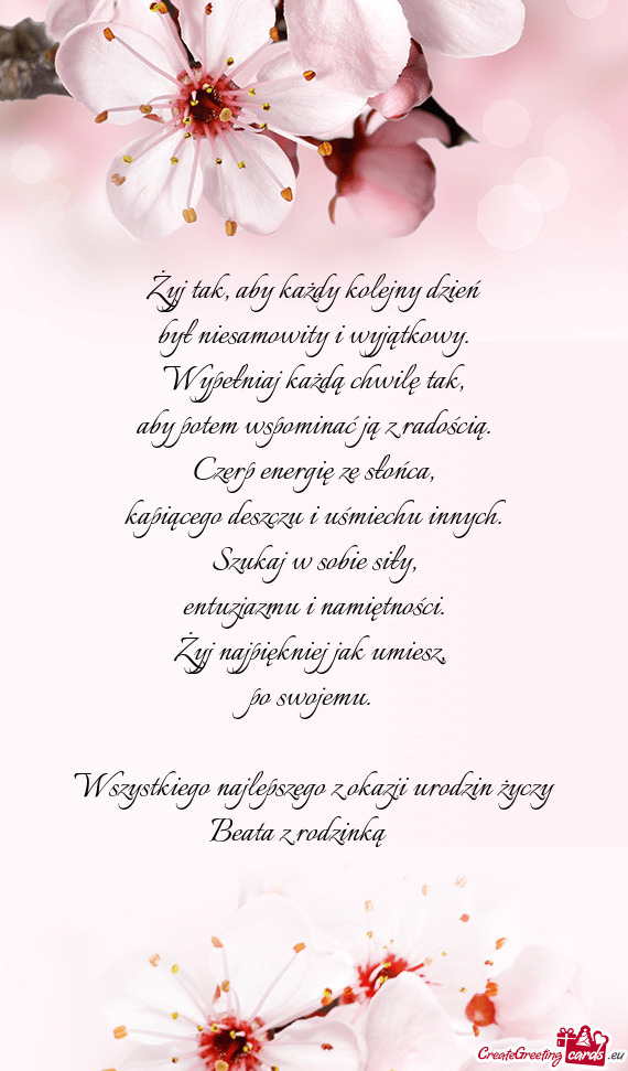 Wszystkiego najlepszego z okazji urodzin Beata z rodzinką 💞🥂🍾🎂