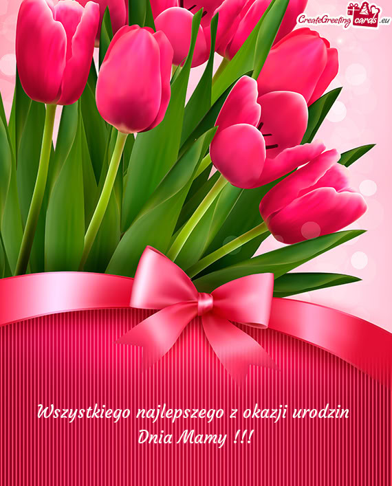Wszystkiego najlepszego z okazji urodzin Dnia Mamy