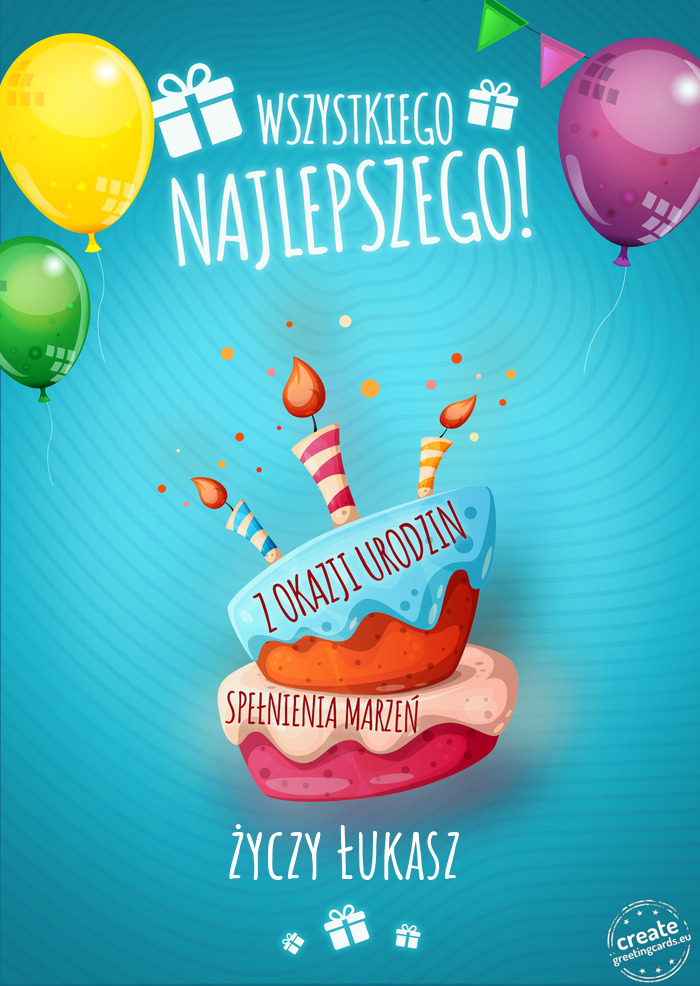 Wszystkiego najlepszego ❤️ z okazji urodzin Łukasz