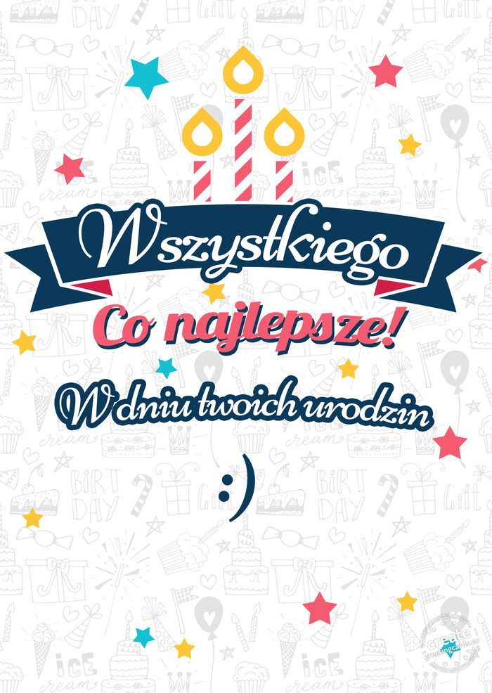 Wszystkiego najlepszego :) z okazji urodzin