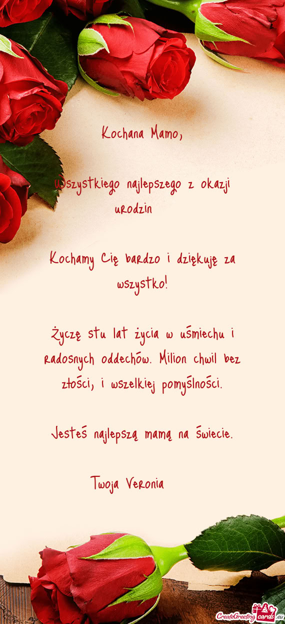 Wszystkiego najlepszego z okazji urodzin 🎀