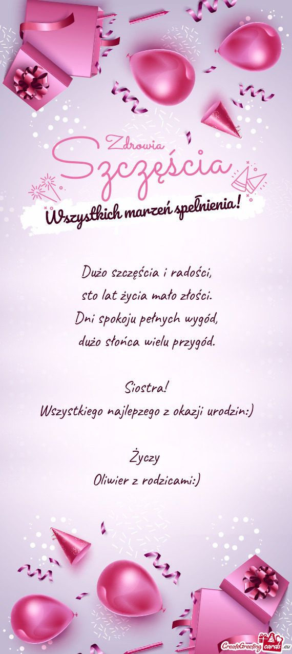 Wszystkiego najlepzego z okazji urodzin:)