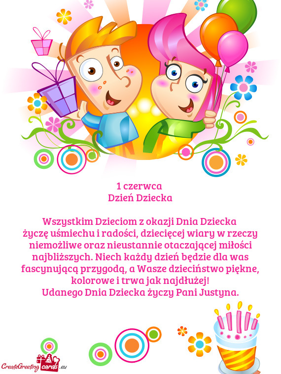 Wszystkim Dzieciom z okazji Dnia Dziecka