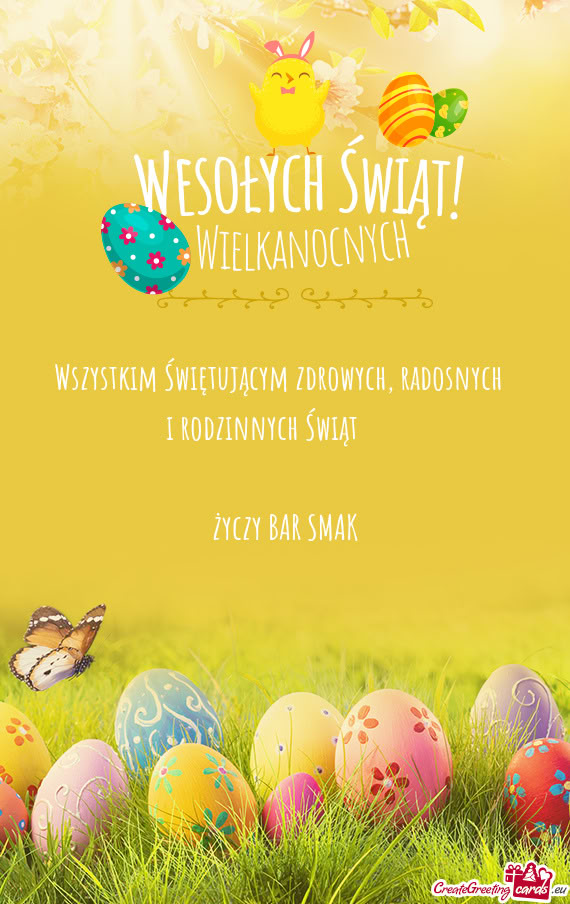 Wszystkim Świętującym zdrowych, radosnych