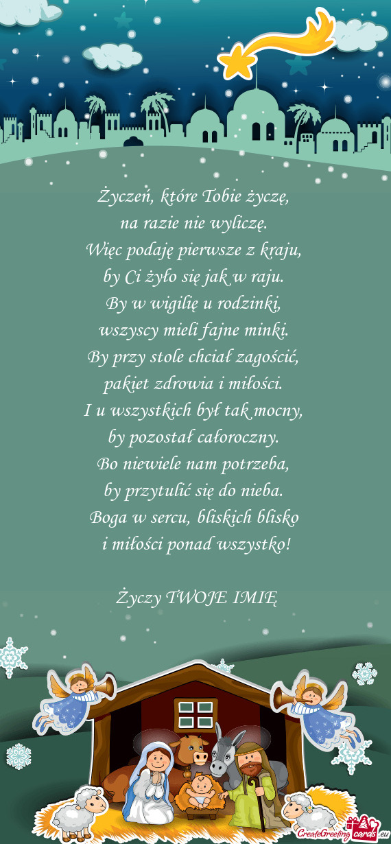 Wszystko! Życzy