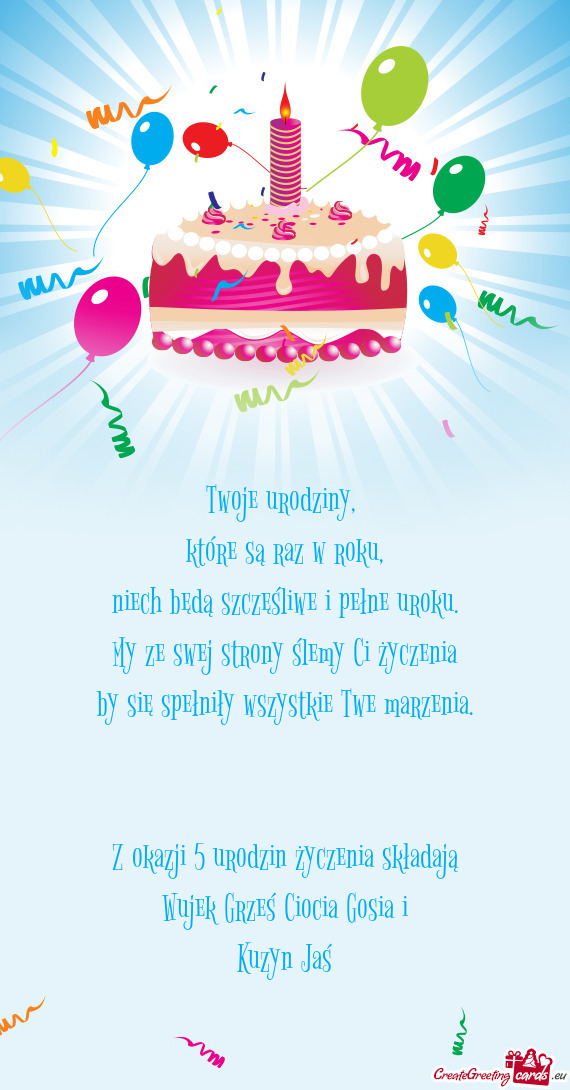 Wujek Grześ Ciocia Gosia i