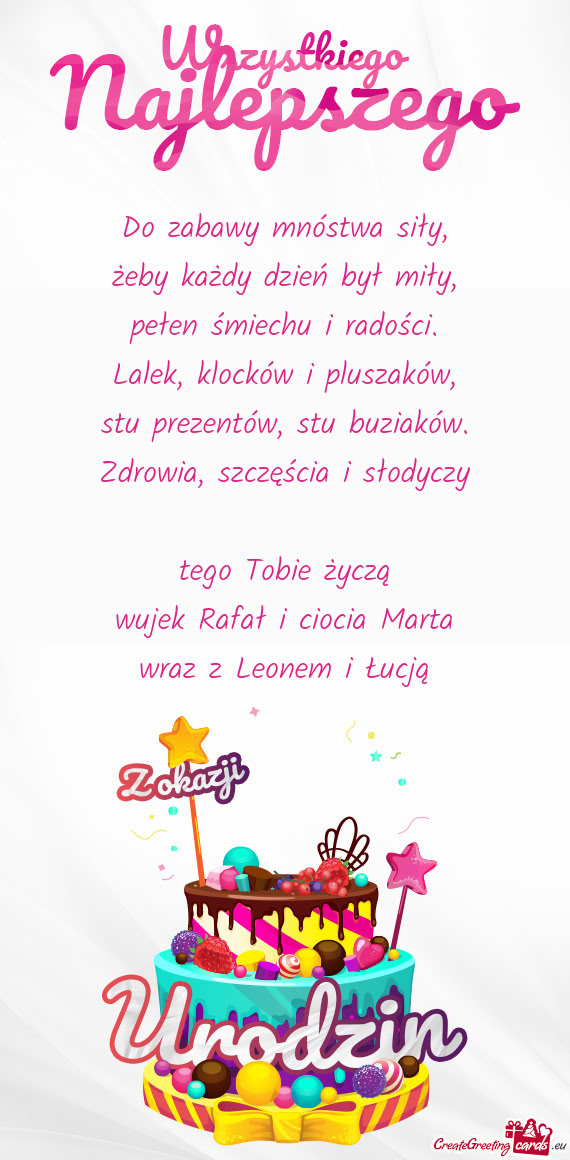 Wujek Rafał i ciocia Marta