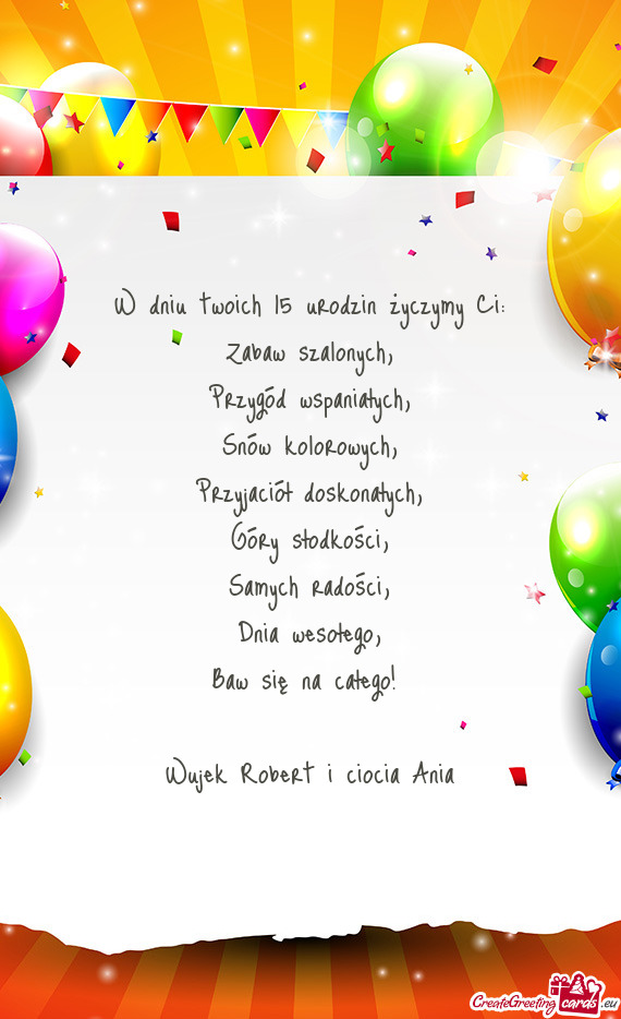 Wujek Robert i ciocia Ania