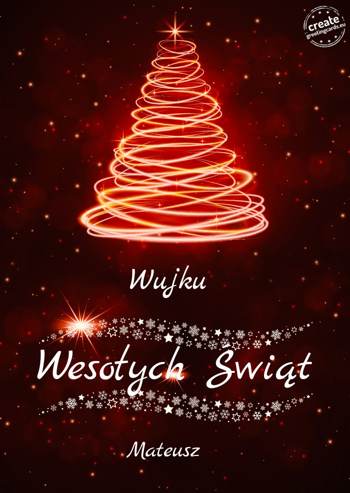 Wujku Wesołych Świat Mateusz