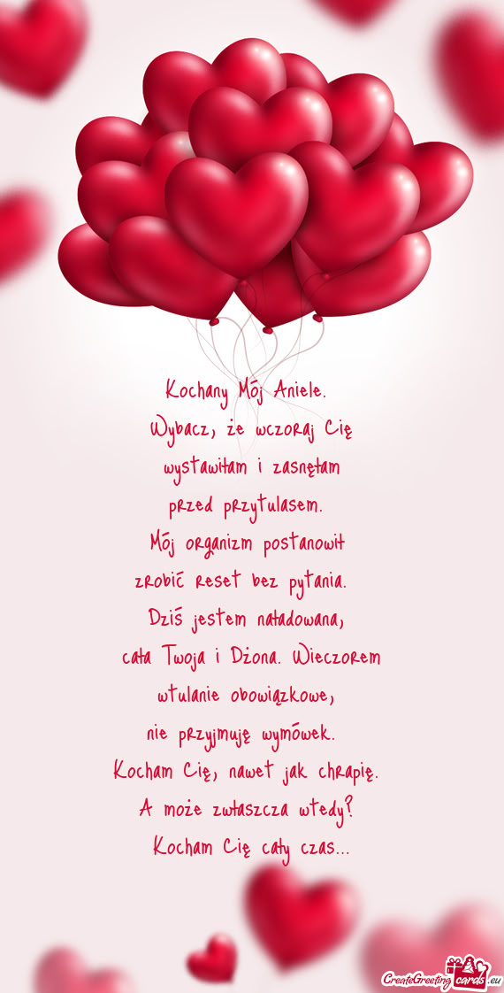 Wybacz, że wczoraj Cię