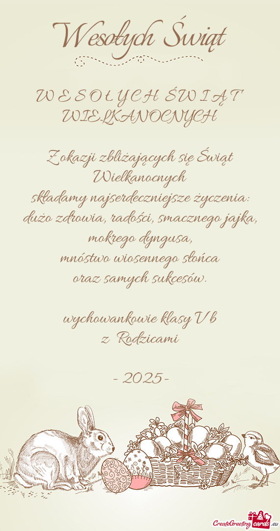 Wychowankowie klasy V b