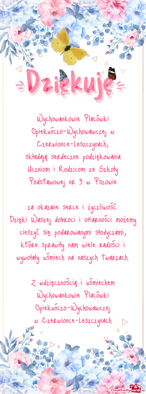 Wychowankowie Placówki Opiekuńczo-Wychowawczej w Czerwionce-Leszczynach