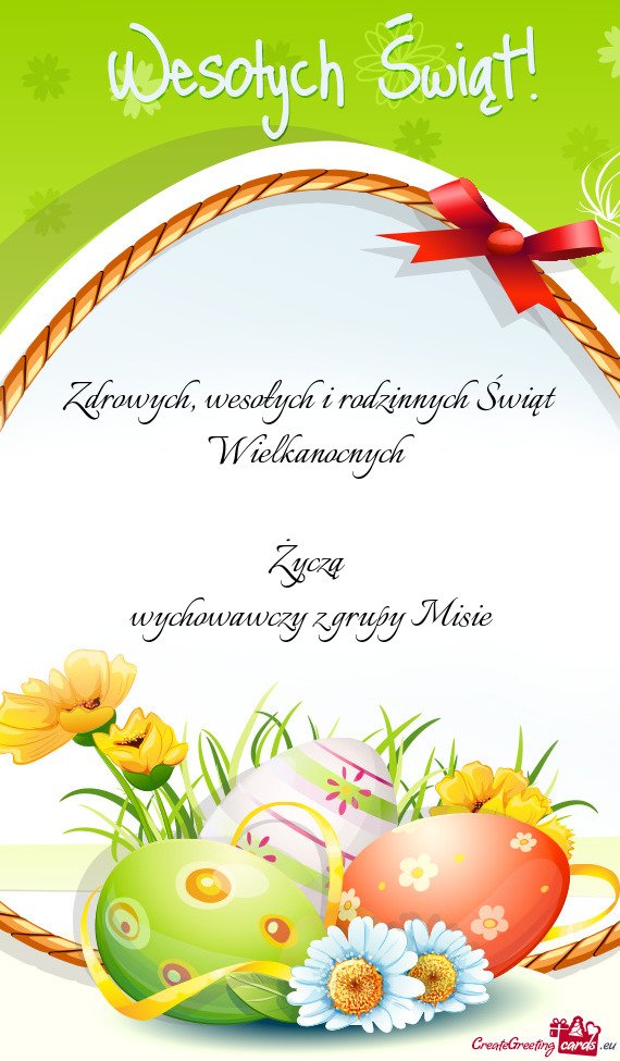 Wychowawczy z grupy Misie