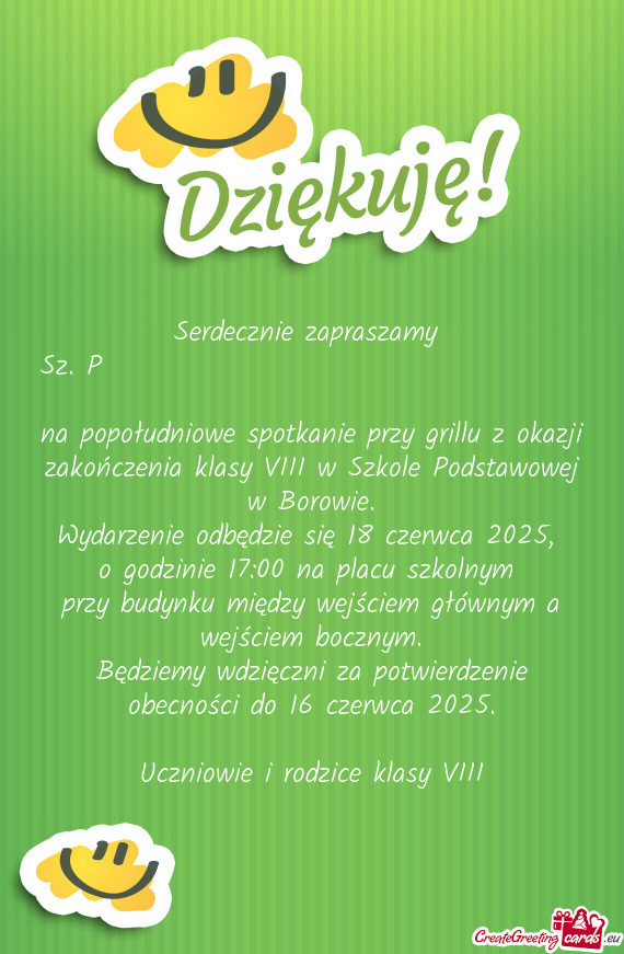 Wydarzenie odbędzie się 18 czerwca 2025